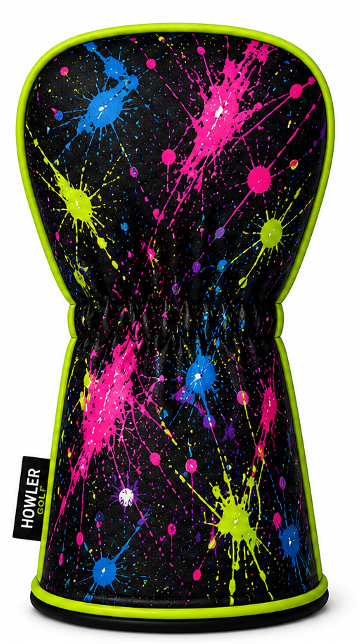 Howler Paint Drip Chaos Driver Headcover — Prototype Drop
