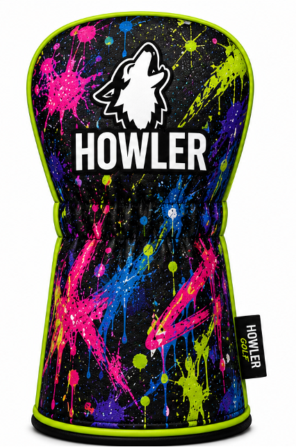 Howler Paint Drip Chaos Driver Headcover — Prototype Drop